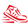 Schneller Turnschuh
